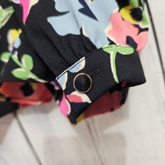 Kate Spade Wildflower Bouquet Blouse LARGE - Picture 8 of 8